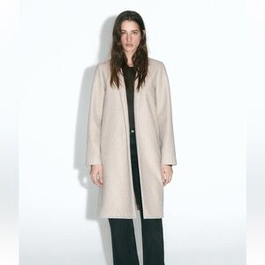 *NWT* Zara Felt Coat size XL